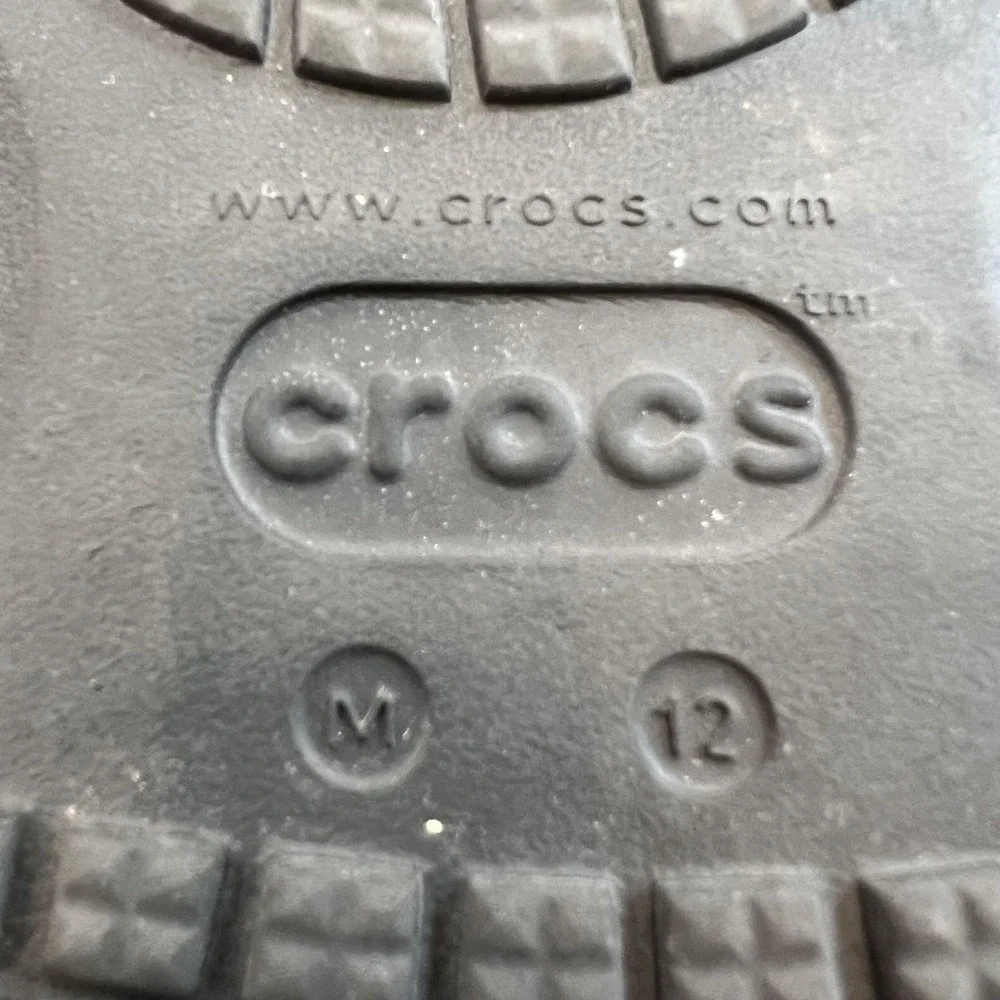 CROCS canvas thong